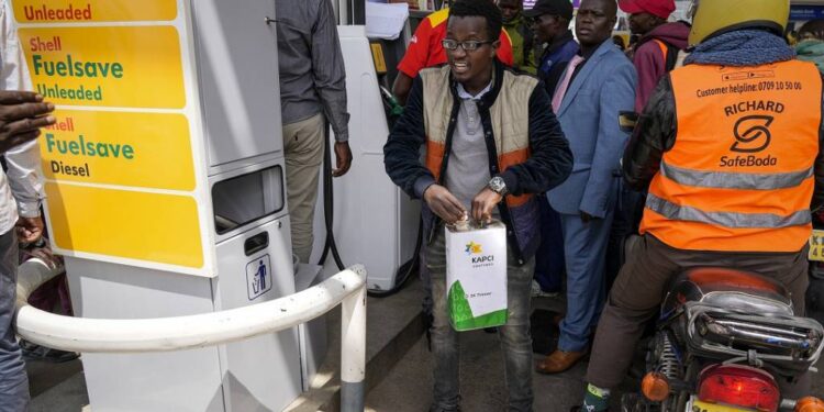 Fuel prices hit record high as subsidy removed in Kenya