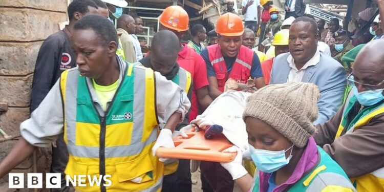 Kenya Kiambu building collapse: Rescue efforts under way – BBC Kenya Kiambu building collapse: Rescue efforts under way – BBC