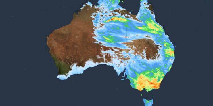 Australia set for drenching over next 10 days as low-pressure trough brings severe thunderstorms, heavy rainfall and hail Australia set for drenching over next 10 days as low-pressure trough brings severe thunderstorms, heavy rainfall and hail