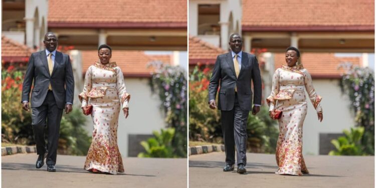 Rachel Ruto Dazzles in Exquisite Dress While Accompanying Hubby William Ruto to Swearing-in Ceremony Rachel Ruto Dazzles in Exquisite Dress While Accompanying Hubby William Ruto to Swearing-in Ceremony