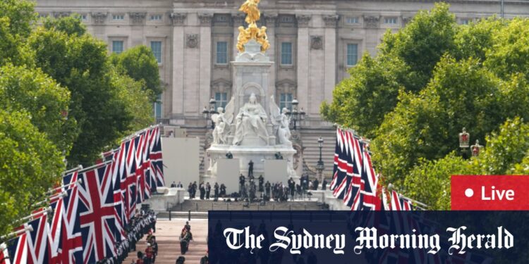 ASX 200 plunge wipes b; Queen Elizabeth coffin in Buckingham Palace; King Charles visits Belfast; pandemic leave payments to continue; Natalie Hutchins comments criticised; Sydney trains industrial action to continue ASX 200 plunge wipes b; Queen Elizabeth coffin in Buckingham Palace; King Charles visits Belfast; pandemic leave payments to continue; Natalie Hutchins comments criticised; Sydney trains industrial action to continue