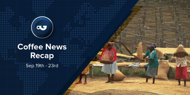 Coffee News Recap, 23 Sep: Kenya reports 39% year-on-year increase in coffee earnings, on-the-go coffee consumption making a comeback & other stories