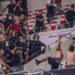European soccer match suffers delays over crowd fighting prior to kickoff European soccer match suffers delays over crowd fighting prior to kickoff