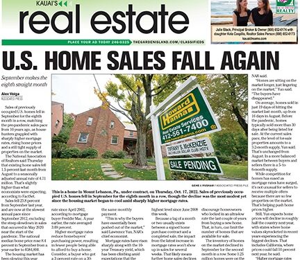 Real Estate Directory for October 21, 2022 – The Garden Island