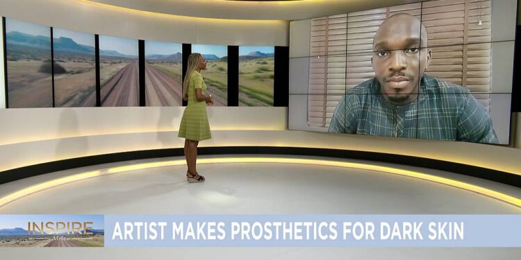 Nigerian artist makes prosthetics for dark skin [Inspire Africa]