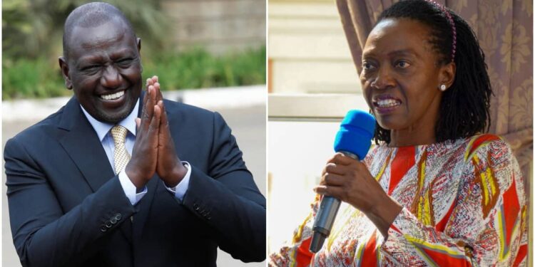 Martha Karua Refuses to Recognise William Ruto as Her President: “Not Me” Martha Karua Refuses to Recognise William Ruto as Her President: “Not Me”