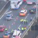 Crash closes two lanes of Cahill Expressway