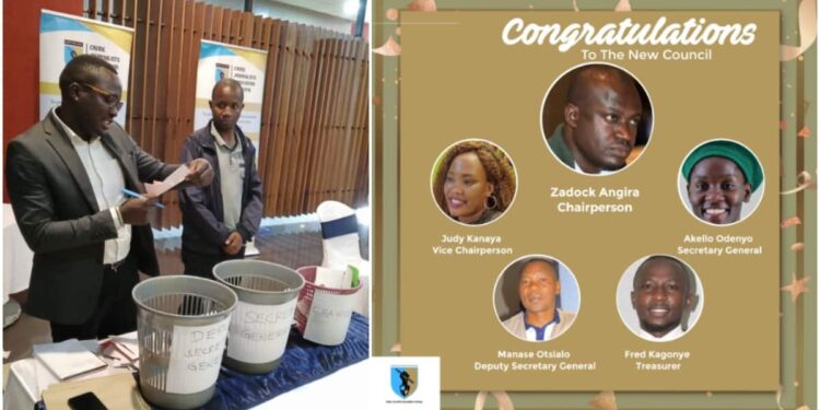 Crime Journalist Association Of Kenya Elects New Council Crime Journalist Association Of Kenya Elects New Council
