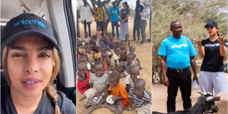 Priyanka Chopra: Movie Star Concerned as She Visits Kenya to Evaluate Drought Situation with UNICEF Priyanka Chopra: Movie Star Concerned as She Visits Kenya to Evaluate Drought Situation with UNICEF