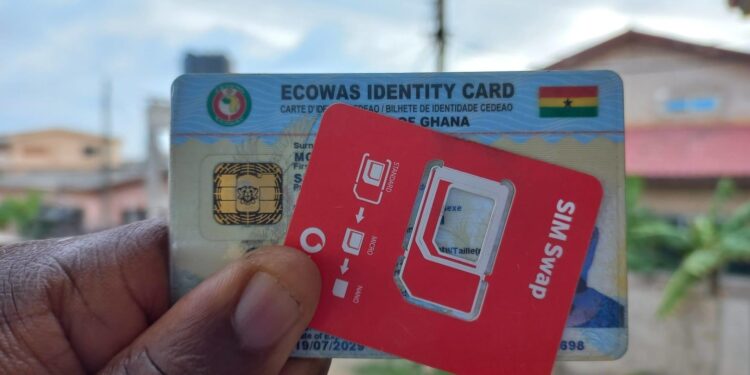 SIM Card registration: 44.28 per cent fully linked to Ghana Card SIM Card registration: 44.28 per cent fully linked to Ghana Card