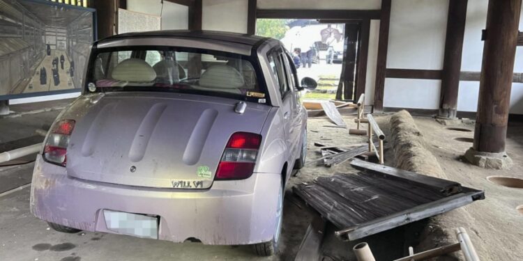 Rest vroom: Japan’s oldest toilet damaged in car crash