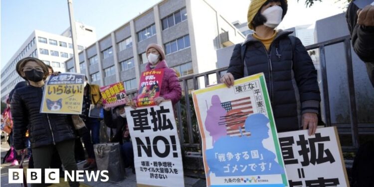 Japan defence: China threat prompts plan to double military spending – BBC