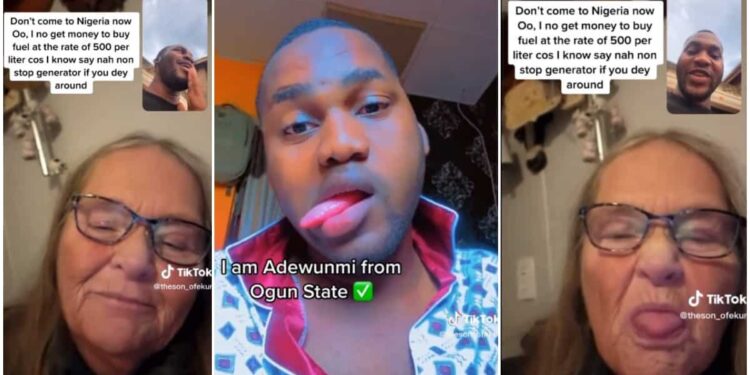 “Don’t Come to Nigeria”: Young Man Warns White Lady in Love with Him, Says He is Broke, Their Video Trends
