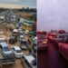 Several travellers stuck in nightmare traffic jam in Ahero as robbers have field day Several travellers stuck in nightmare traffic jam in Ahero as robbers have field day