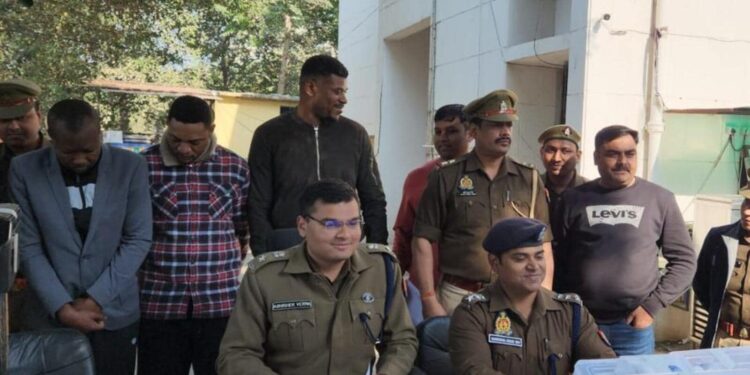 Two Nigerians, one Ghana national arrested for fraud of around ₹2 crore Two Nigerians, one Ghana national arrested for fraud of around ₹2 crore