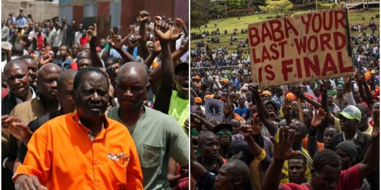 Raila Odinga to Lead Kenyans in Anti-William Ruto Protests for Record 30 Days Raila Odinga to Lead Kenyans in Anti-William Ruto Protests for Record 30 Days