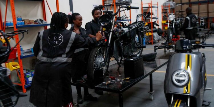 Battery swapping spurs Kenya’s electric motorbike drive