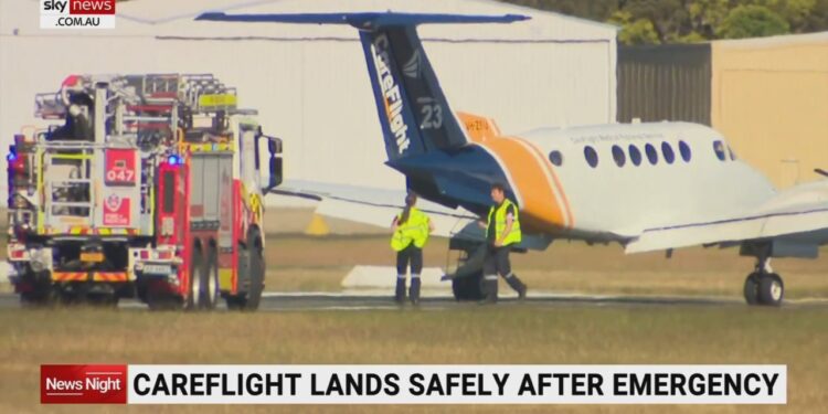 CareFlight plane lands safely following mid-air emergency – Sky News Australia