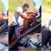 Kenyans Infuriated by Video of Young Man, Woman Dancing While Dangerously Hanging on Moving Matatu Kenyans Infuriated by Video of Young Man, Woman Dancing While Dangerously Hanging on Moving Matatu