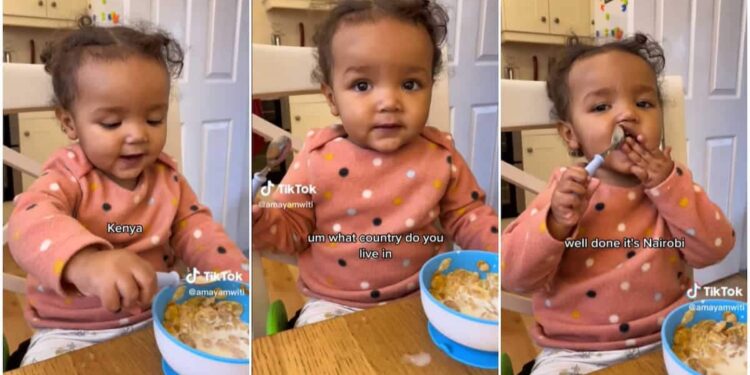 19-Month-Old Toddler in UK Impressively Recognises Her Shosho’s Homeland Kenya, Capital City 19-Month-Old Toddler in UK Impressively Recognises Her Shosho’s Homeland Kenya, Capital City