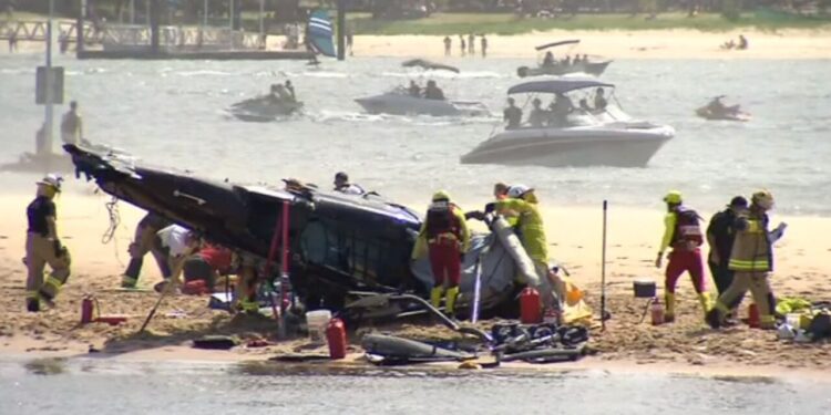 Vigil held today for Gold Coast helicopter crash victims