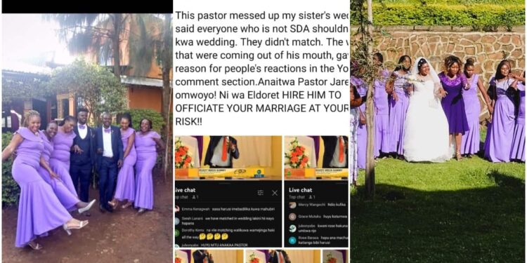 Sister of Nyamira Bride Whose Bridemaids Were Chased Away by SDA Pastor Blasts Him: “He Messed the Wedding”