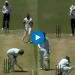 Disappointment at peak ! South African batter gets on knees, breaks down after getting dismissed, watch here Disappointment at peak ! South African batter gets on knees, breaks down after getting dismissed, watch here