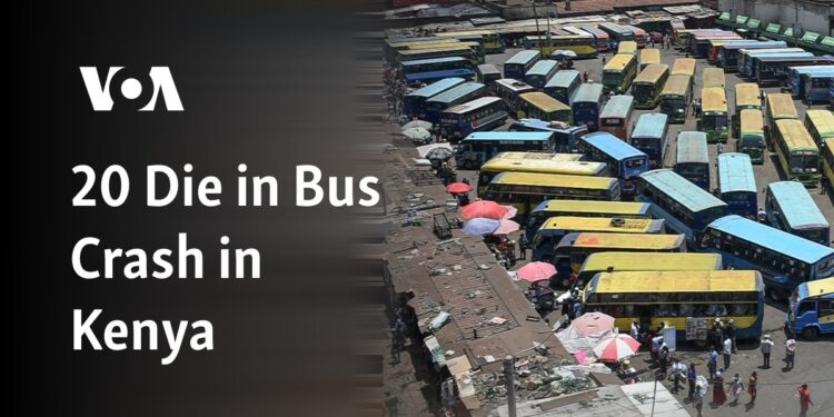 20 Die in Bus Crash in Kenya 20 Die in Bus Crash in Kenya