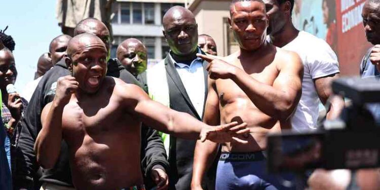 Loudmouth Karim ‘Mtu Kazi’ Mandonga floors Wanyonyi Loudmouth Karim ‘Mtu Kazi’ Mandonga floors Wanyonyi