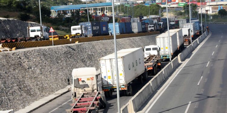 Transporters protest rule by Kenya to ban old truck imports Transporters protest rule by Kenya to ban old truck imports