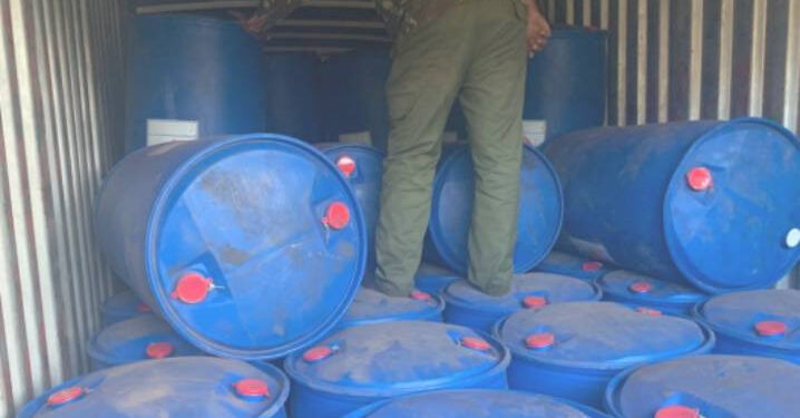KRA intercepts uncustomed ethanol worth Sh15 million KRA intercepts uncustomed ethanol worth Sh15 million