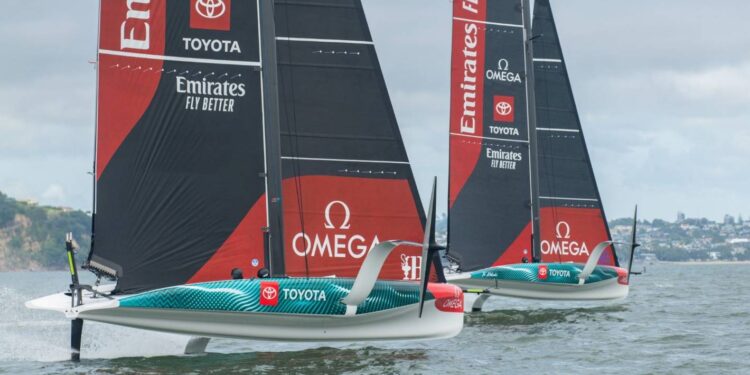 America’s Cup: Advantage Team NZ as 2-boat testing starts